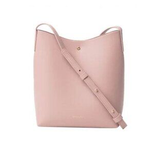 Samara Vegan Medium Shoulder Crossbody Bucket Bag Bush Pink NEW